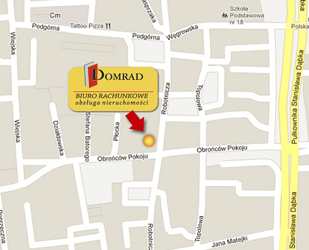 Mapa dojazdu